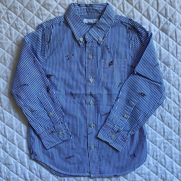 Space Stripe Button Down - Picture 2 of 5